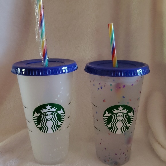 🌈🔥NWT Starbucks color changing confetti cups. - Picture 3 of 4